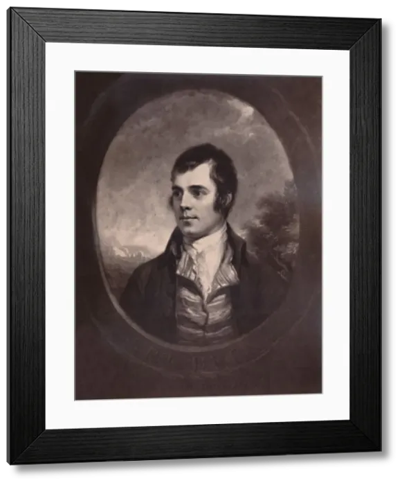Framed Print : Robert Burns, Scottish poet, 19th century (1894). Artist: William Walker Framed Print : Robert Burns, Scottish poet, 19th century (1894). Artist: William Walker