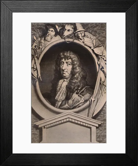 Framed Print : Samuel Butler, English poet and satirist, 18th century (1894). Artist: George Vertue