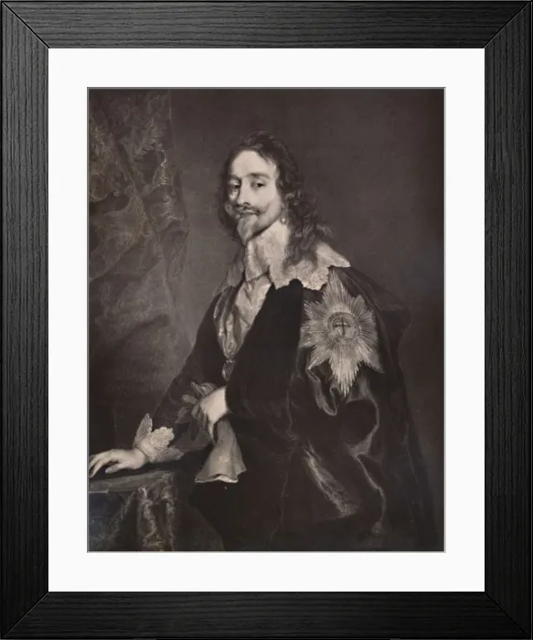 Framed Print : Charles I, King of Great Britain and Ireland, 19th century (1894). Artist: Eduard Mandel Framed Print : Charles I, King of Great Britain and Ireland, 19th century (1894). Artist: Eduard Mandel