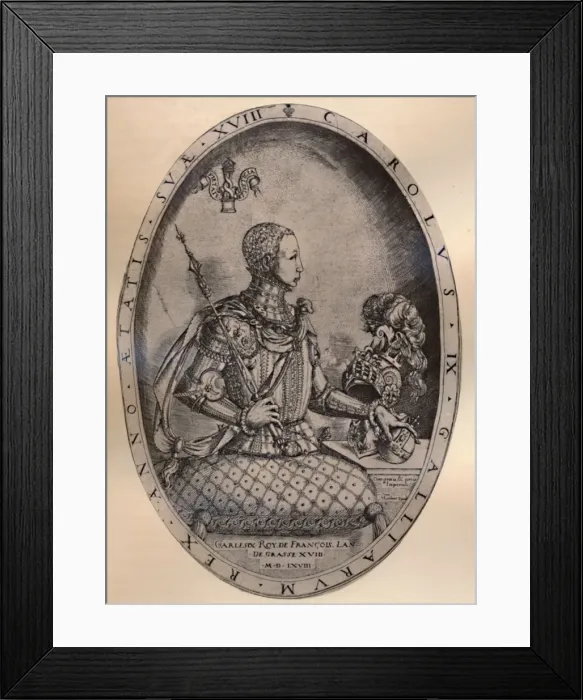 Framed Print : Charles IX, King of France, 1568 (1894). Artist: Mathias Zundt Framed Print : Charles IX, King of France, 1568 (1894). Artist: Mathias Zundt