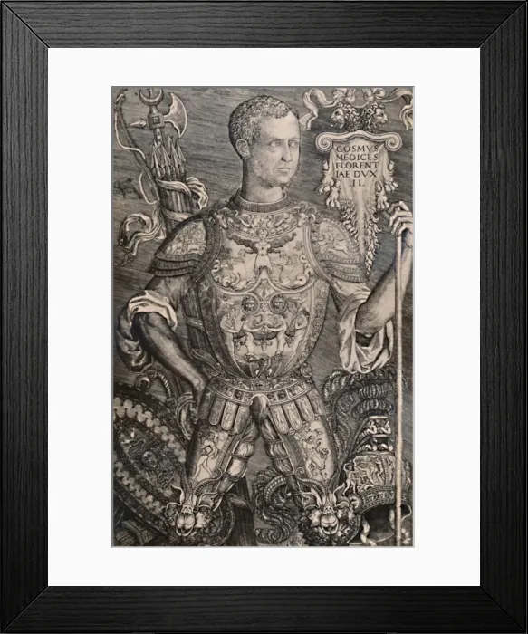 Framed Print : Cosimo I de Medici, Grand Duke of Tuscany, 1544 (1894). Artist: Niccolo dalla Casa Framed Print : Cosimo I de Medici, Grand Duke of Tuscany, 1544 (1894). Artist: Niccolo dalla Casa