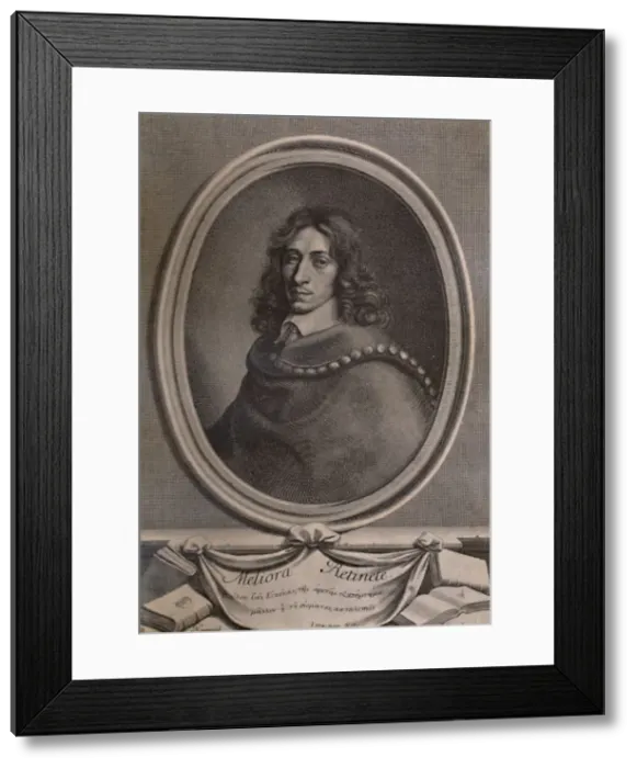 Framed Print : John Evelyn, English writer, gardener and diarist, c1650 (1894). Artist: Robert Nanteuil Framed Print : John Evelyn, English writer, gardener and diarist, c1650 (1894). Artist: Robert Nanteuil