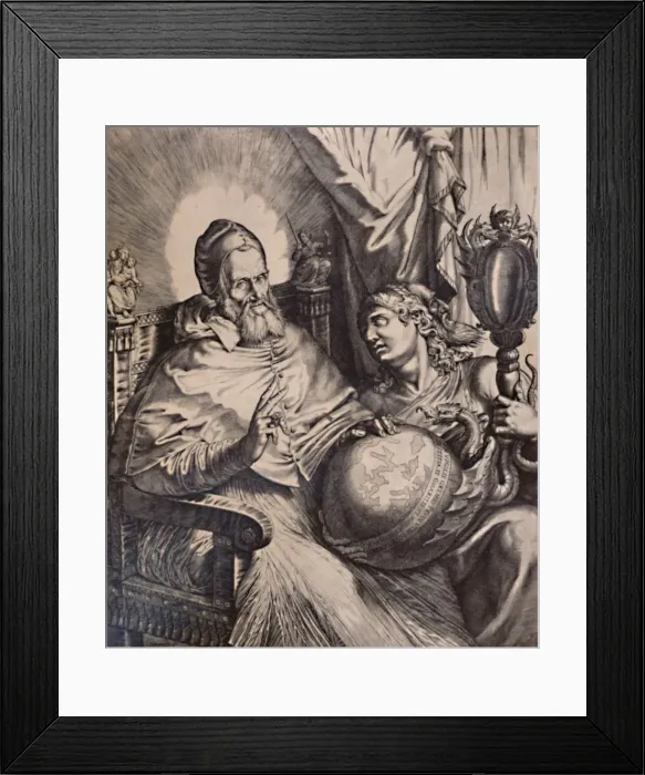 Framed Print : Pope Gregory XIII, 16th century (1894). Artist: Bartolomeo Passarotti Framed Print : Pope Gregory XIII, 16th century (1894). Artist: Bartolomeo Passarotti