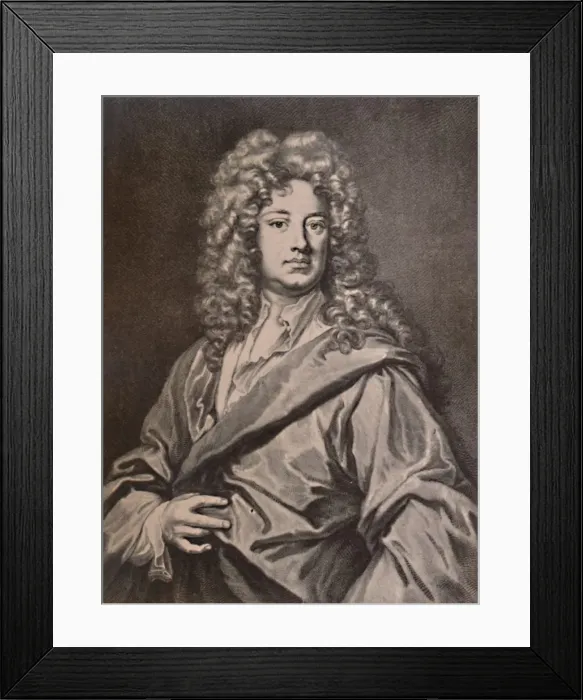 Framed Print : Charles Montagu, 1st Earl of Halifax, English poet and politician, early 18th century (1894). Artist: Pierre Drevet Framed Print : Charles Montagu, 1st Earl of Halifax, English poet and politician, early 18th century (1894). Artist: Pierre Drevet