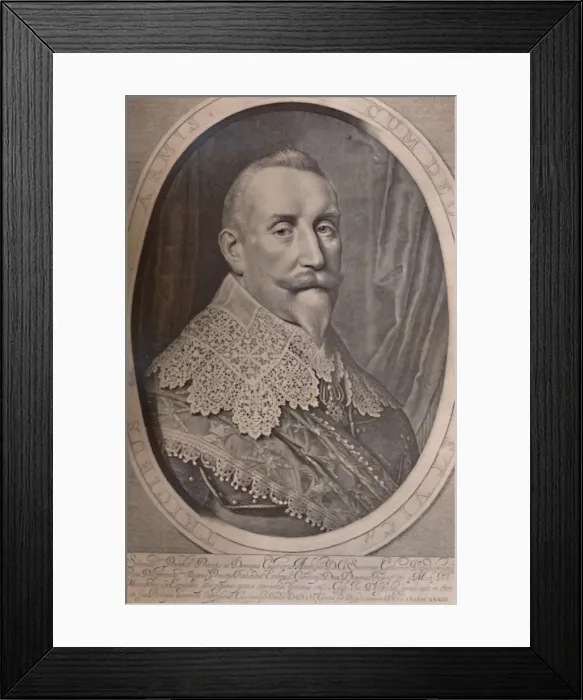 Framed Print : Gustavus Adolphus, King of Sweden, 17th century (1894). Artist: Willem Jacobzoon Delff Framed Print : Gustavus Adolphus, King of Sweden, 17th century (1894). Artist: Willem Jacobzoon Delff