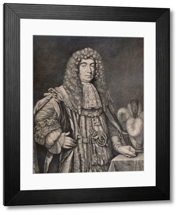 Framed Print : John Maitland, Duke of Lauderdale, Scottish politician, late 17th or early 18th century (1894). Artist: Gerald Valck Framed Print : John Maitland, Duke of Lauderdale, Scottish politician, late 17th or early 18th century (1894). Artist: Gerald Valck