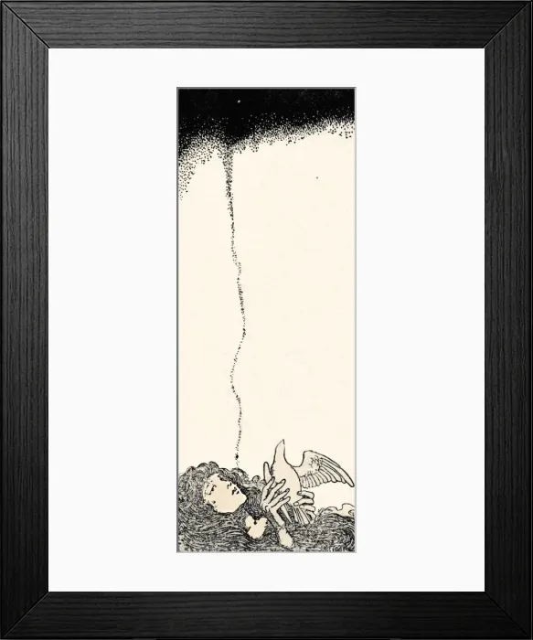 Framed Print : There Was a Little Bird That Beat Its Wings, c1930. Artist: W Heath Robinson Framed Print : There Was a Little Bird That Beat Its Wings, c1930. Artist: W Heath Robinson