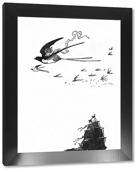 The Swallow Soared High Into The Air, c1930. Artist: W Heath Robinson