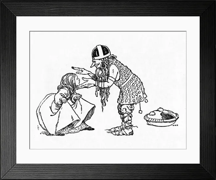 Framed Print : I Will Have Thee Myself To Wife, c1930. Artist: W Heath Robinson Framed Print : I Will Have Thee Myself To Wife, c1930. Artist: W Heath Robinson