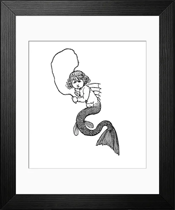 Framed Print : The Youngest Was The Most Lovely, c1930. Artist: W Heath Robinson Framed Print : The Youngest Was The Most Lovely, c1930. Artist: W Heath Robinson