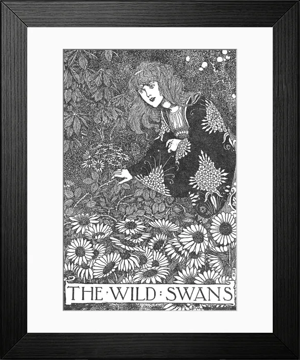 Framed Print : The Wild Swans, c1930. Artist: W Heath Robinson Framed Print : The Wild Swans, c1930. Artist: W Heath Robinson
