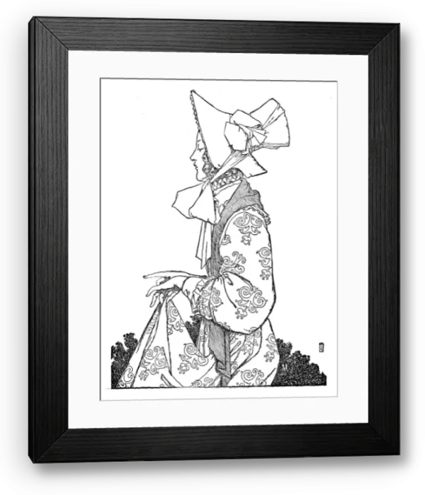 Framed Print : Karen, c1930. Artist: W Heath Robinson Framed Print : Karen, c1930. Artist: W Heath Robinson