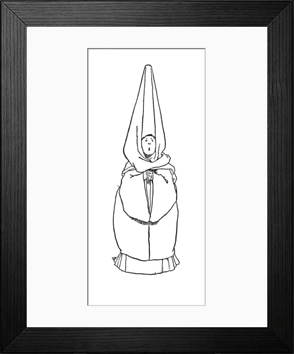 Framed Print : Will You Tell Us A Story? Asked the Queen, c1930. Artist: W Heath Robinson