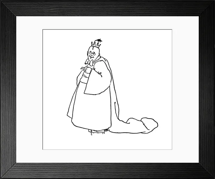 Framed Print : But Let It Make Us Laugh, Said the King, c1930. Artist: W Heath Robinson Framed Print : But Let It Make Us Laugh, Said the King, c1930. Artist: W Heath Robinson