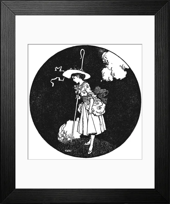 Framed Print : The Shepherdess and the Chmney-Sweeper, c1930. Artist: W Heath Robinson Framed Print : The Shepherdess and the Chmney-Sweeper, c1930. Artist: W Heath Robinson
