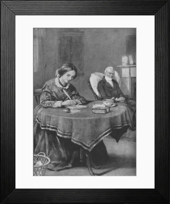 Framed Print : The Brontes - Words Inspired By Hope That Won Renown, c1925 Framed Print : The Brontes - Words Inspired By Hope That Won Renown, c1925