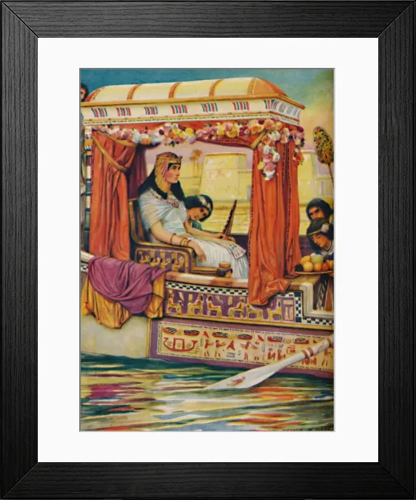 Framed Print : Cleopatra - The Serpent of Old Nile in the Royal Galley, c1925. Artist: Arthur Percy Dixon Framed Print : Cleopatra - The Serpent of Old Nile in the Royal Galley, c1925. Artist: Arthur Percy Dixon