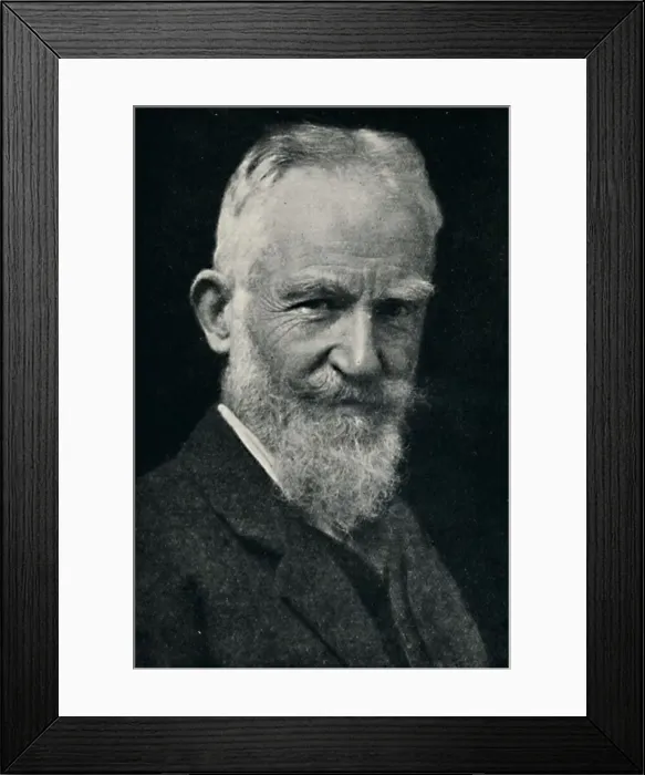Framed Print : George Bernard Shaw, c1925 Framed Print : George Bernard Shaw, c1925