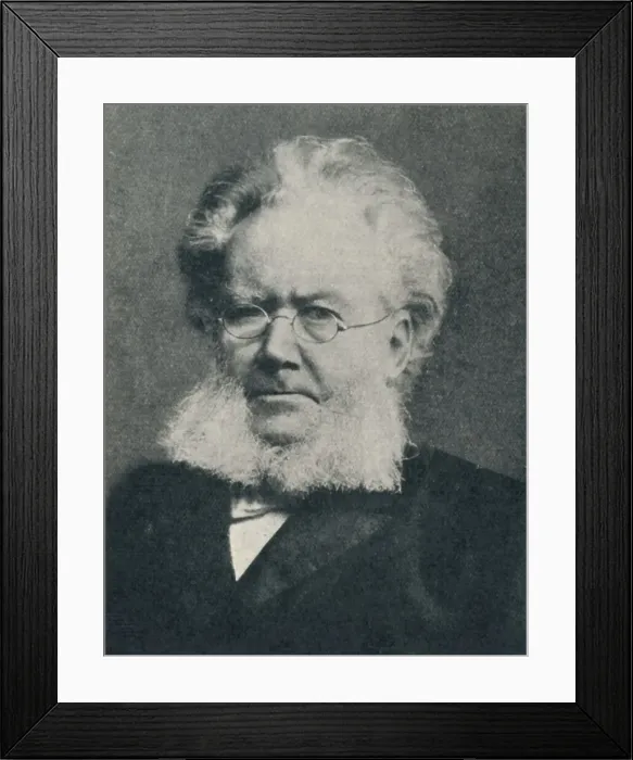 Framed Print : Henrik Ibsen - In the Heyday of His Success, c1897, (c1925) Framed Print : Henrik Ibsen - In the Heyday of His Success, c1897, (c1925)