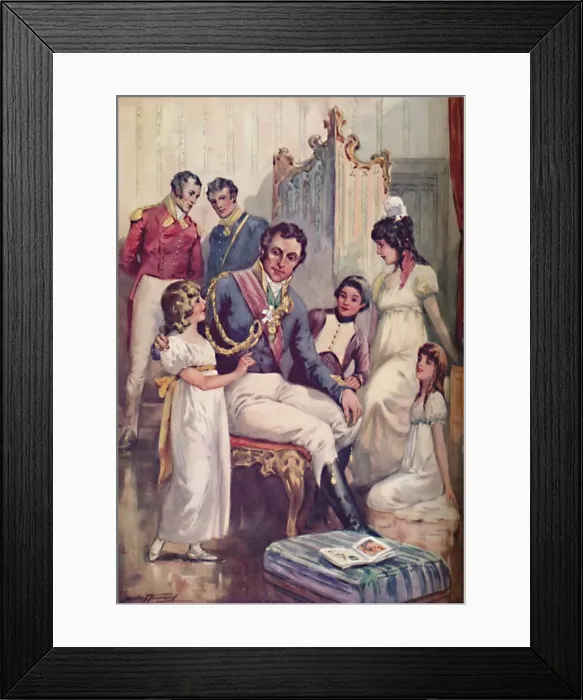 Framed Print : Wellington on the Eve of Waterloo, c1925. Artist: Charles Dudley Tennant Framed Print : Wellington on the Eve of Waterloo, c1925. Artist: Charles Dudley Tennant