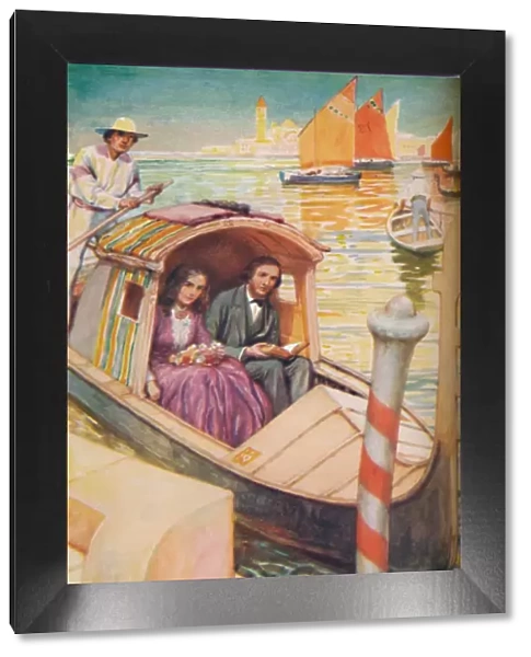 The Brownings in the Gondola City, c1925. Artist: Arthur Percy Dixon