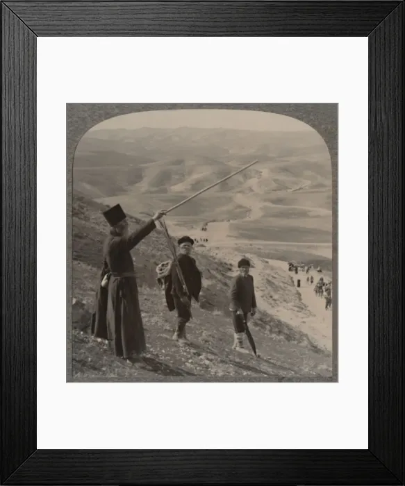 Framed Print : Jericho road, near the Samaritans Inn, c1900 Framed Print : Jericho road, near the Samaritans Inn, c1900