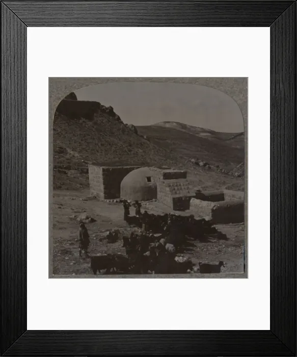 Framed Print : Half-way inn on the journey of Jericho, c1900 Framed Print : Half-way inn on the journey of Jericho, c1900