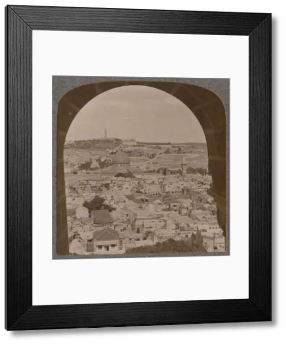 Framed Print : Jerusalem from the belfry of the Protestant Church, c1900 Framed Print : Jerusalem from the belfry of the Protestant Church, c1900