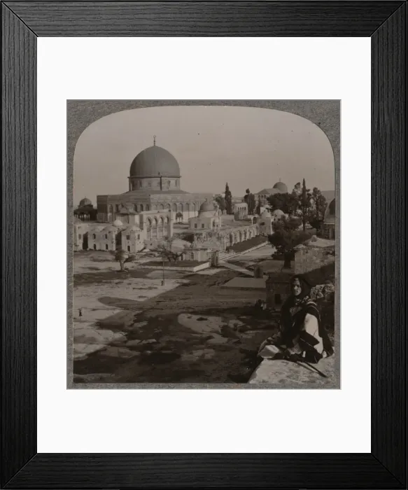 Framed Print : Temple enclosure, Jerusalem, c1900 Framed Print : Temple enclosure, Jerusalem, c1900