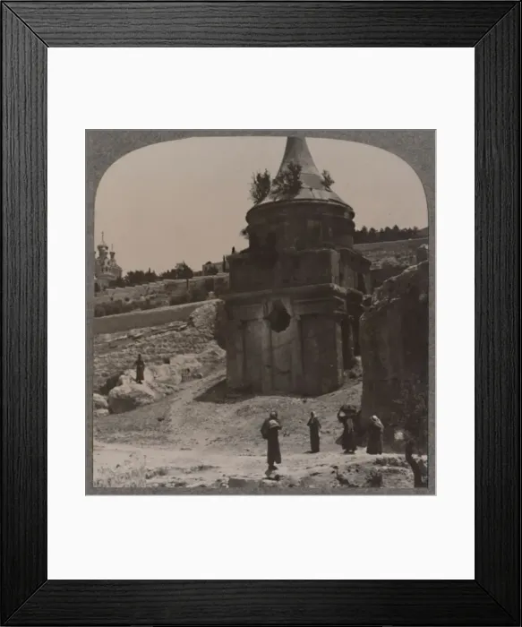 Framed Print : The Tomb of Absalom in the Valley of Jehosaphat, c1900