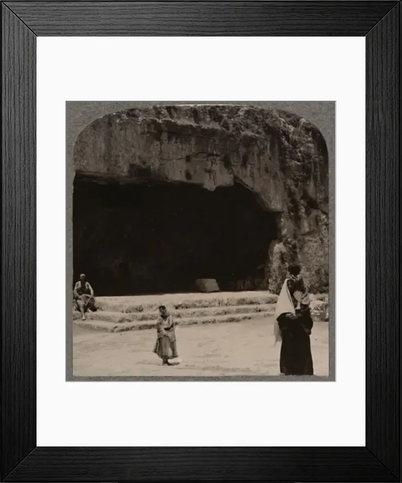 Framed Print : Entrance to the Tombs of the Judges, c1900 Framed Print : Entrance to the Tombs of the Judges, c1900