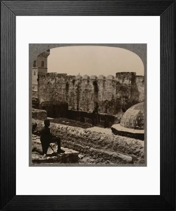 Framed Print : Mosque Machpela, c1900 Framed Print : Mosque Machpela, c1900