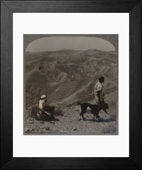 Framed Print : The Wilderness of Judea, and Place of the Scapegoat, c1900 Framed Print : The Wilderness of Judea, and Place of the Scapegoat, c1900