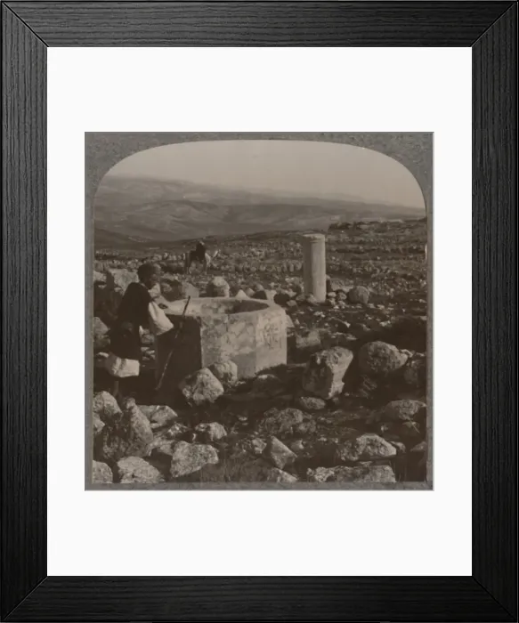 Framed Print : The ruins of Tekoa, c1900 Framed Print : The ruins of Tekoa, c1900