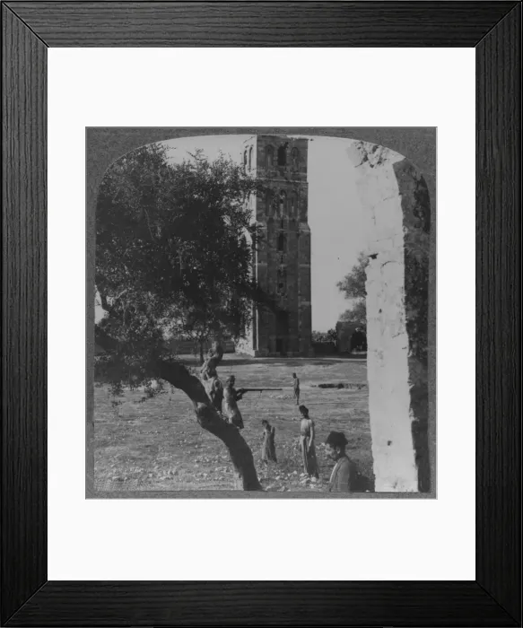 Framed Print : The Tower at Ramleh, said to be the minaret of a large Mosque, c1900 Framed Print : The Tower at Ramleh, said to be the minaret of a large Mosque, c1900