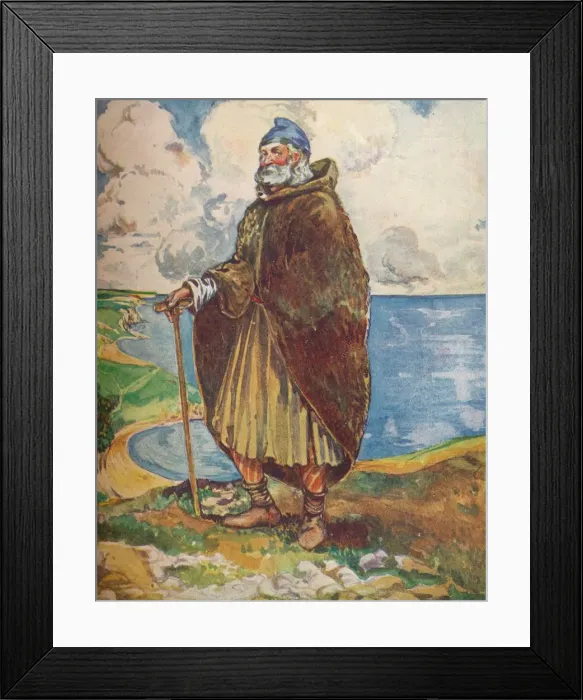 Framed Print : A Man of the Time of Stephen, 1907. Artist: Dion Clayton Calthrop Framed Print : A Man of the Time of Stephen, 1907. Artist: Dion Clayton Calthrop