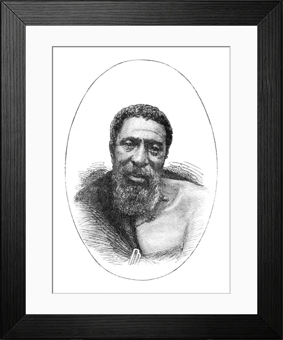 Framed Print : Kreli, Chief of the Galekas, 1877, (c1880) Framed Print : Kreli, Chief of the Galekas, 1877, (c1880)