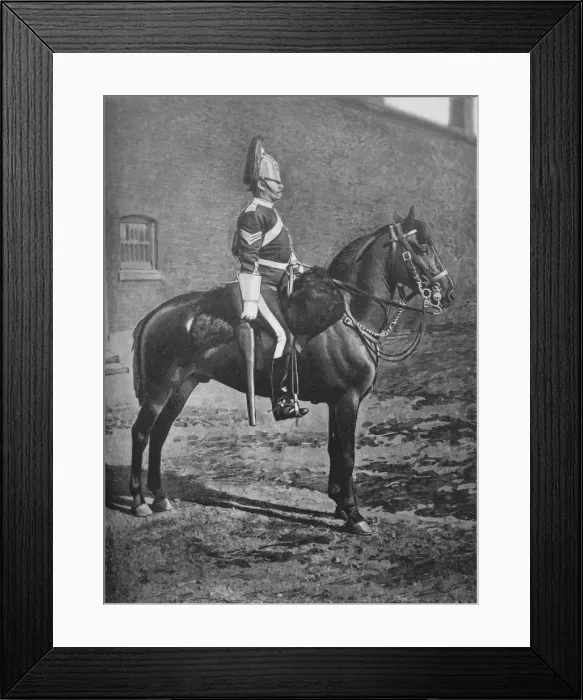 Framed Print : Sergeant, 2nd Dragoon Guards (Queens Bays), c1880. Artist: Gregory & Co Framed Print : Sergeant, 2nd Dragoon Guards (Queens Bays), c1880. Artist: Gregory & Co