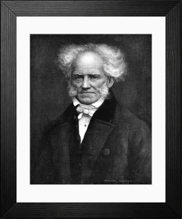 Framed Print : Schopenhauer, the German philosopher, c1911, (1911). Artist: Arthur Trevor Haddon Framed Print : Schopenhauer, the German philosopher, c1911, (1911). Artist: Arthur Trevor Haddon