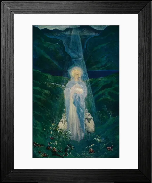 Framed Print : The Birth of the New Age, c1910, (1911). Artist: Miss B Adams