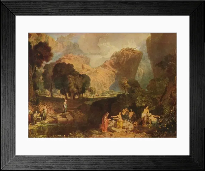 Framed Print : The Goddess of Discord Choosing the Apple of Contention in the Garden of the Hesperides, 1806, (19 Artist: JMW Turner Framed Print : The Goddess of Discord Choosing the Apple of Contention in the Garden of the Hesperides, 1806, (19 Artist: JMW Turner