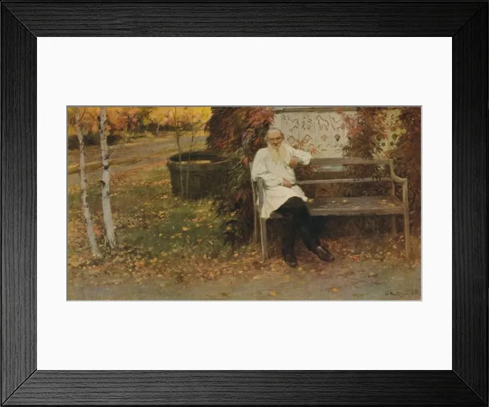 Framed Print : Count Leo N. Tolstoi, c1909, (1911). Artist: Ivan Alekseyevich Vladimiroff Framed Print : Count Leo N. Tolstoi, c1909, (1911). Artist: Ivan Alekseyevich Vladimiroff