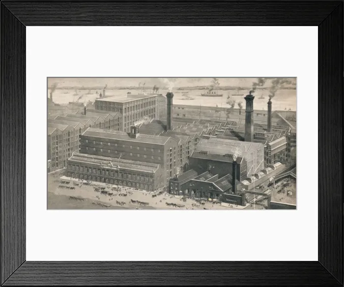 Framed Print : Our Seed Crushing and Oil Cake Mills, c1900, (1912) Artist: JF Macdonald Framed Print : Our Seed Crushing and Oil Cake Mills, c1900, (1912) Artist: JF Macdonald