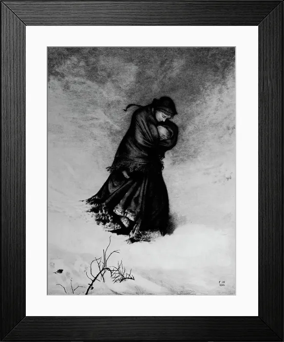 Framed Print : The Lost Path, 1863, (1912). Artist: Fred Walker Framed Print : The Lost Path, 1863, (1912). Artist: Fred Walker