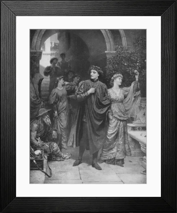 Framed Print : The Symbol, 1907, (1912). Artist: Frank Dicksee
