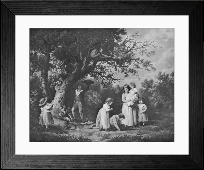 Framed Print : Children Birdnesting, 1789, (1912). Artist: George Morland Framed Print : Children Birdnesting, 1789, (1912). Artist: George Morland