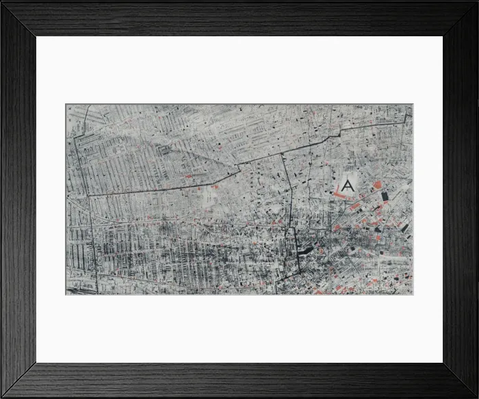 Framed Print : Public House Map of Liverpool, c1910, (1912) Framed Print : Public House Map of Liverpool, c1910, (1912)