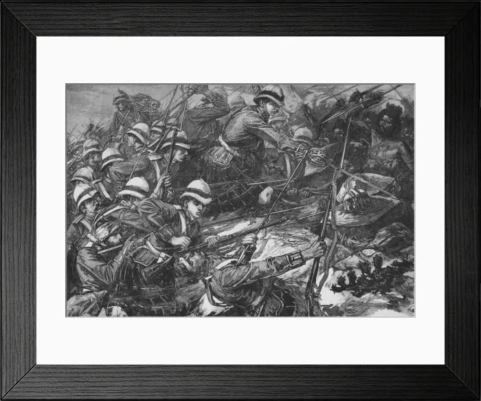 Framed Print : The Battle of Tamai, c1885. Artist: WI Mosses Framed Print : The Battle of Tamai, c1885. Artist: WI Mosses