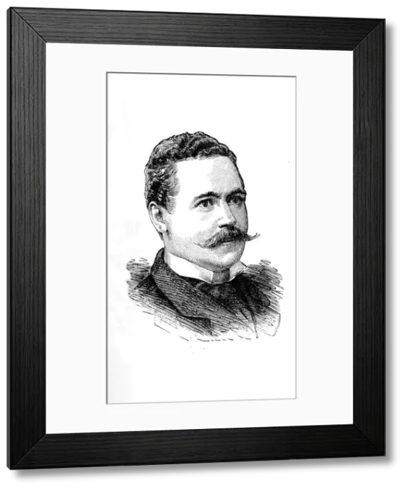 Framed Print : Lieutenant Melvill, c1880 Framed Print : Lieutenant Melvill, c1880