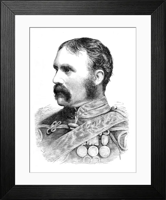 Framed Print : Brigadier-General H. F. Brooke, c1880